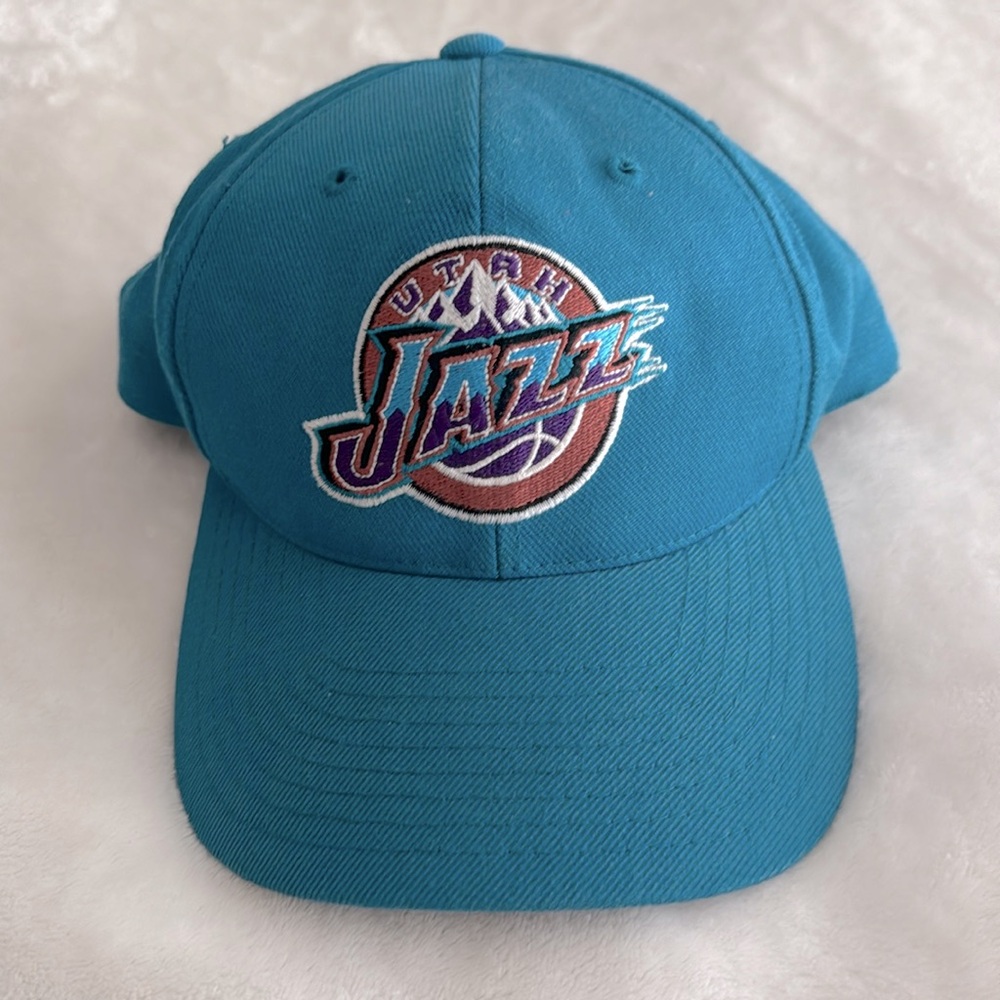 Teal blue Utah Jazz SnapBack hat